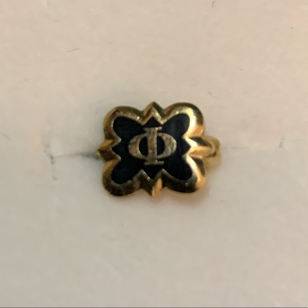 Phi mu pledge pin